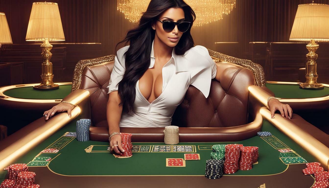 kim kardashian aynalı gözlük poker