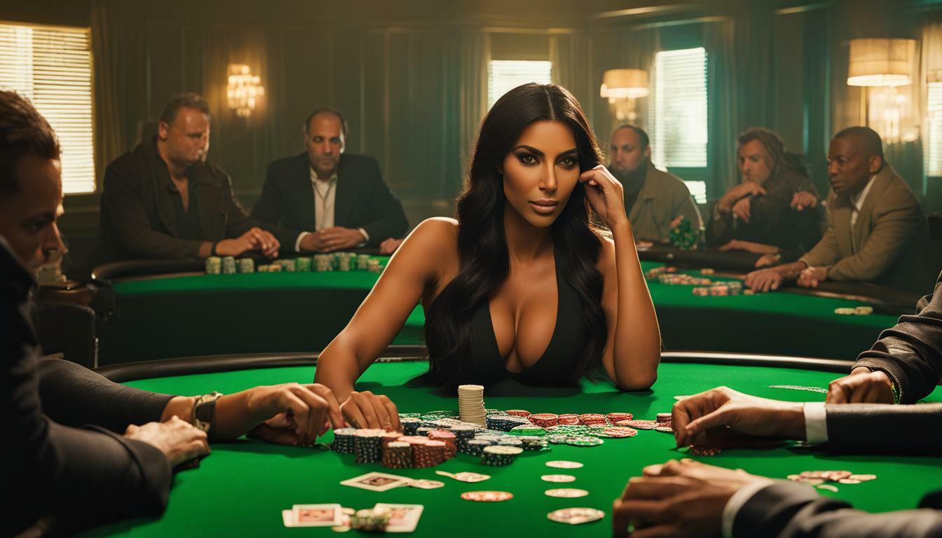 kim kardashian poker